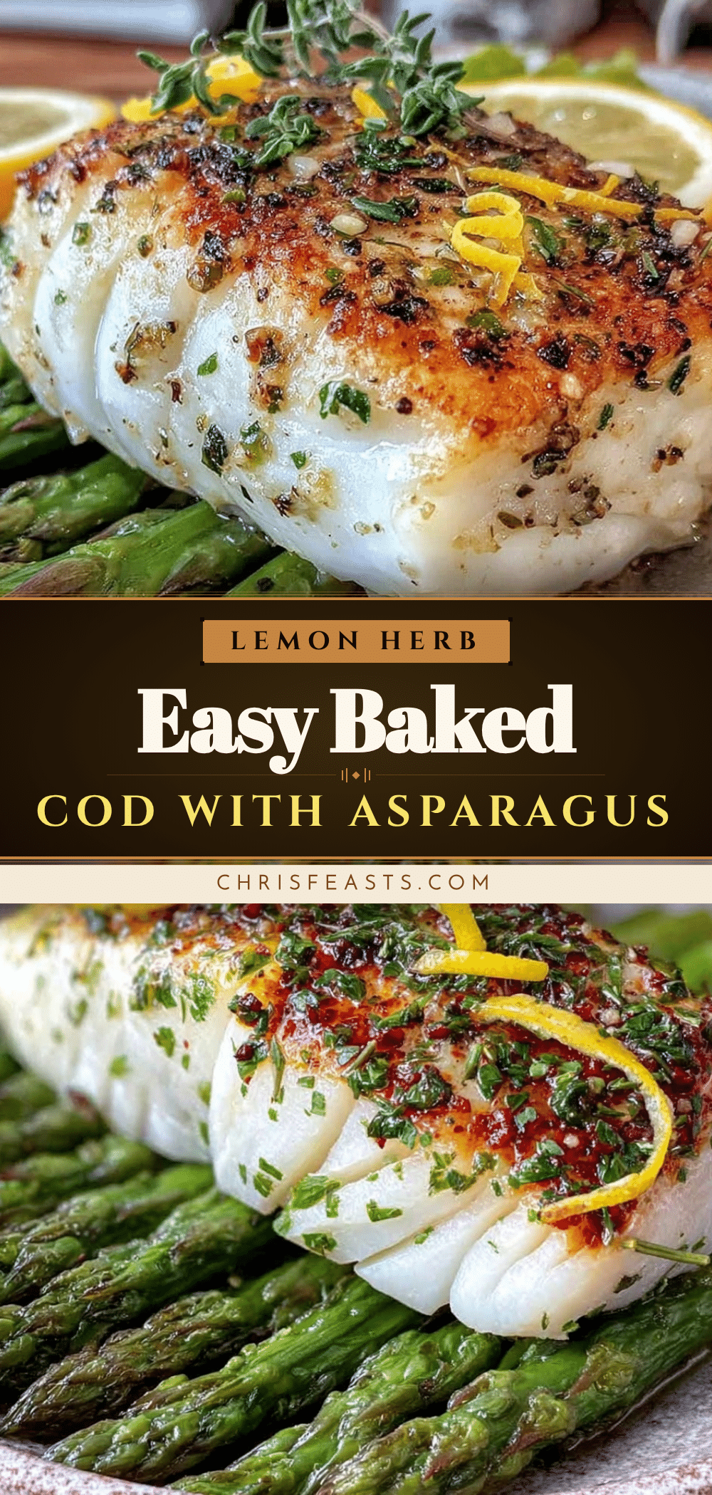baked lemon herb cod recipe