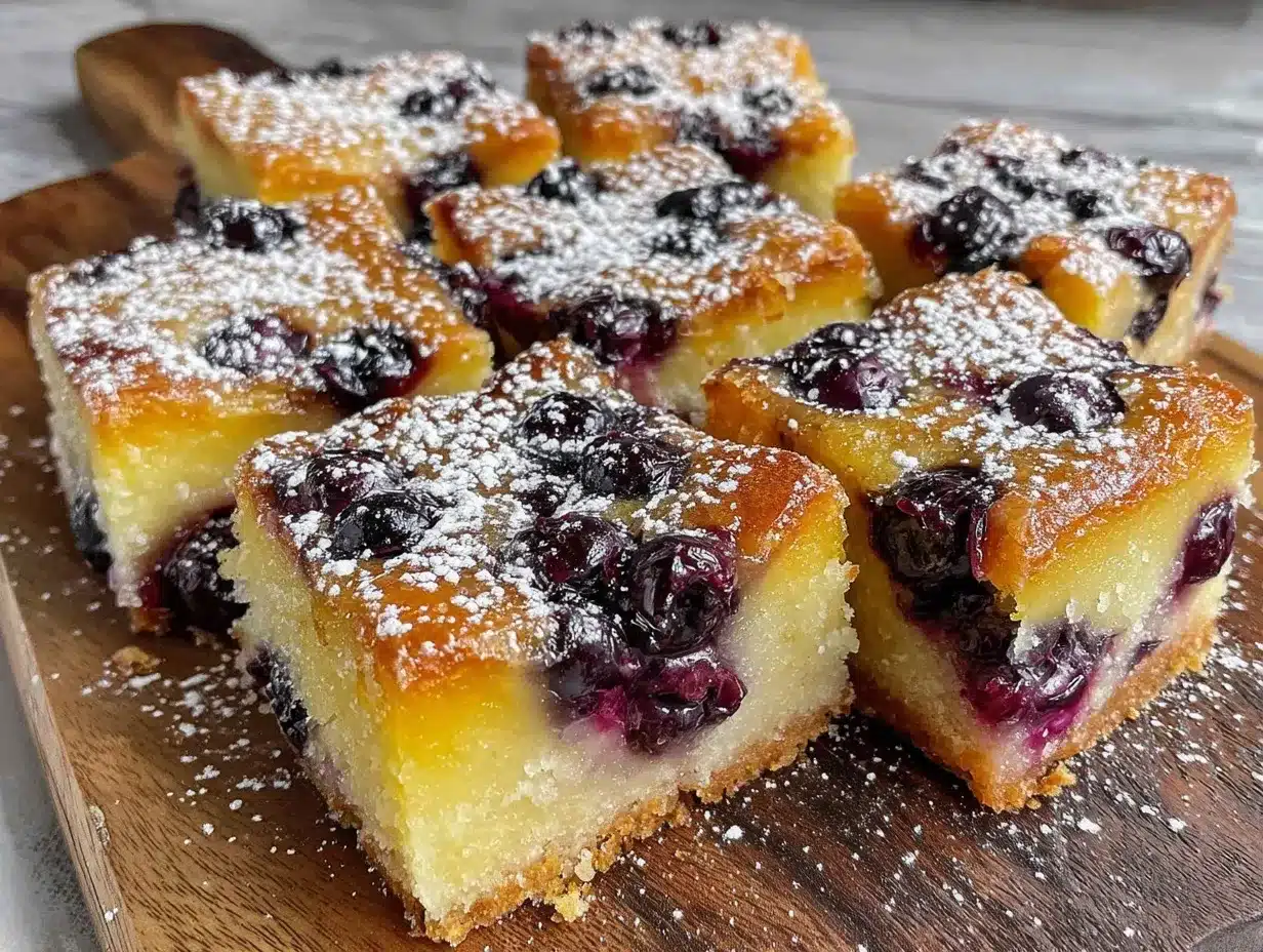 blueberry lemon bars preparation steps