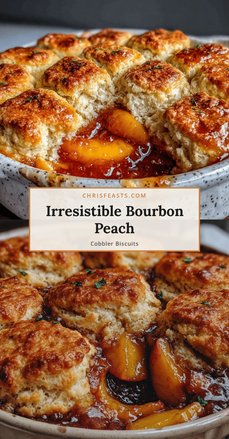bourbon peach cobbler recipe