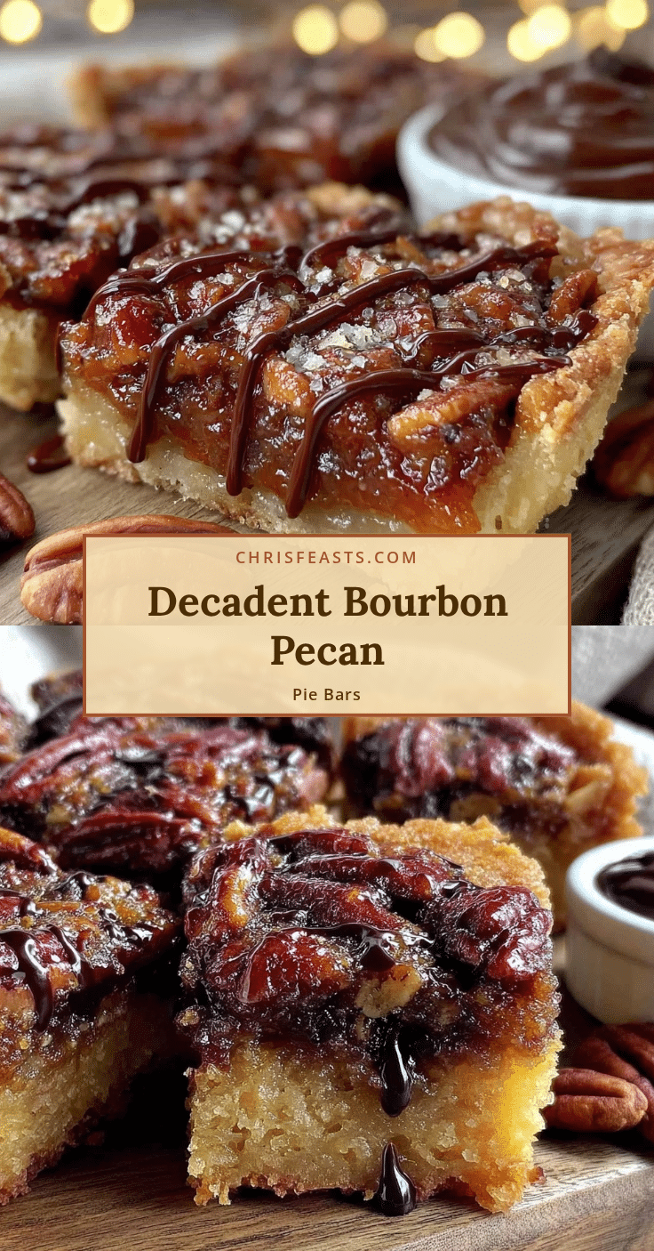 bourbon pecan pie bars recipe