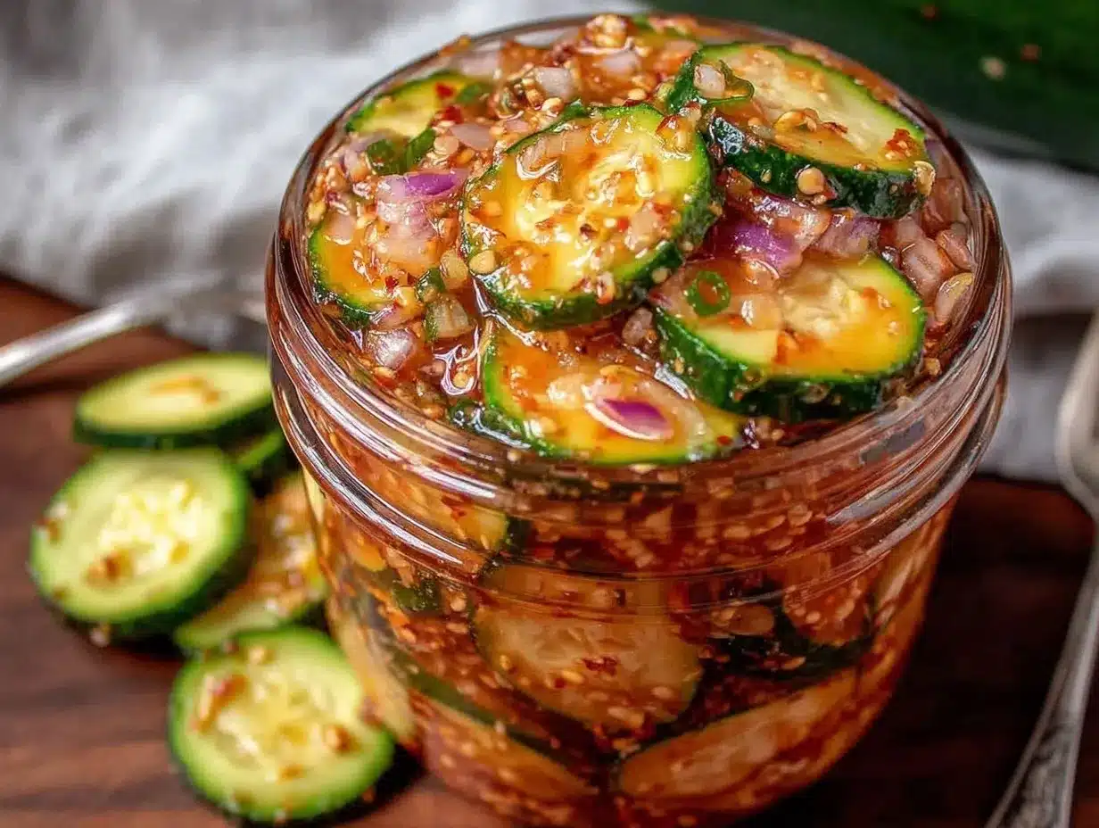bread and butter zucchini pickles preparation steps