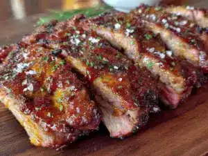 brown sugar dry rub baby back ribs - featured image
