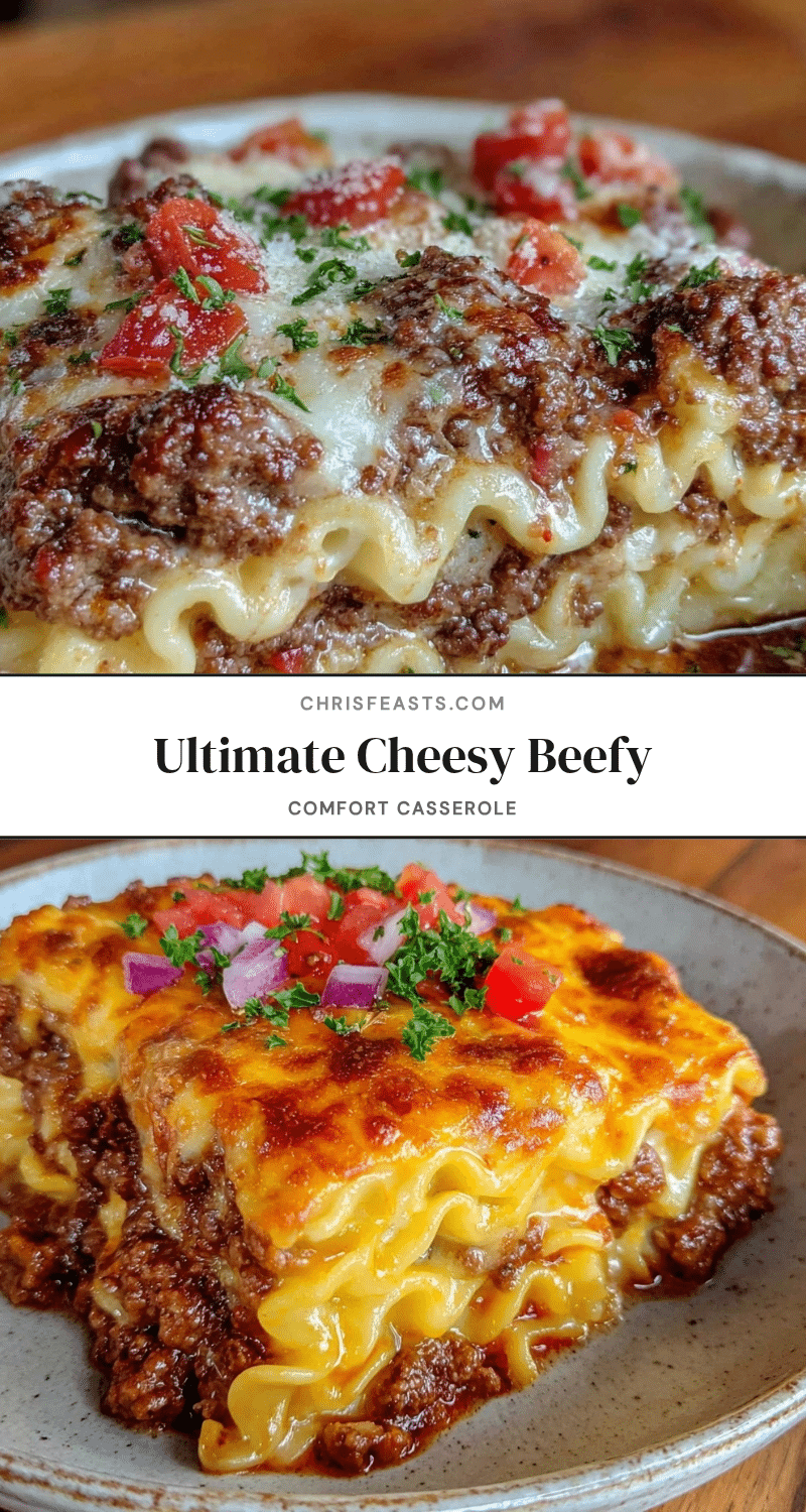 cheesy ground beef casserole recipe