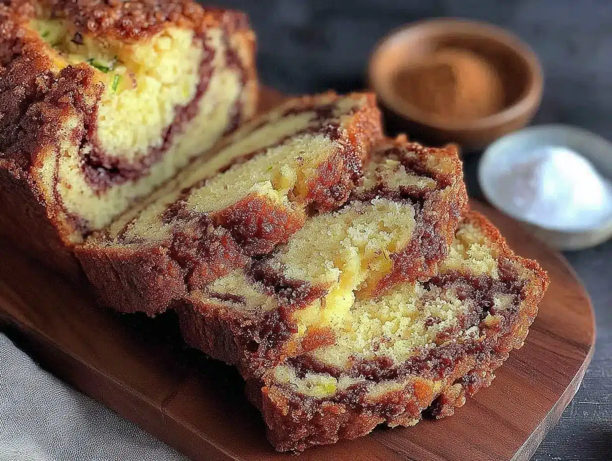 cinnamon swirl zucchini bread preparation steps