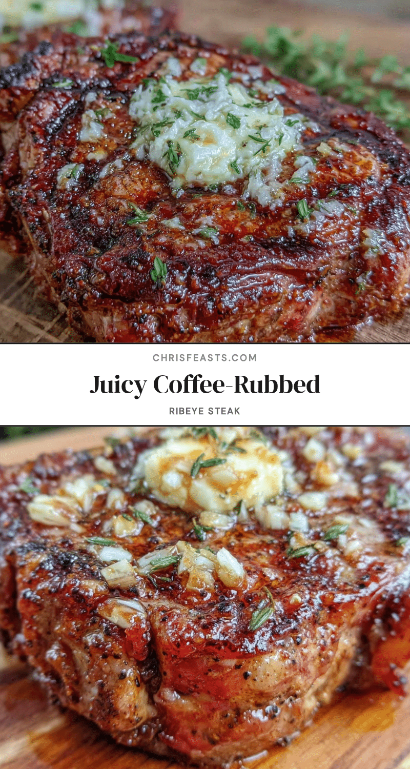 coffee-rubbed grilled ribeye steak recipe