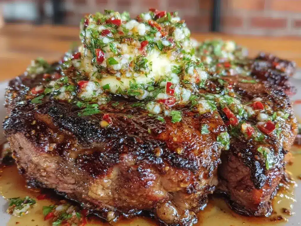 coffee-rubbed ribeye steak - featured image