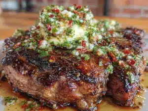 coffee-rubbed ribeye steak - featured image