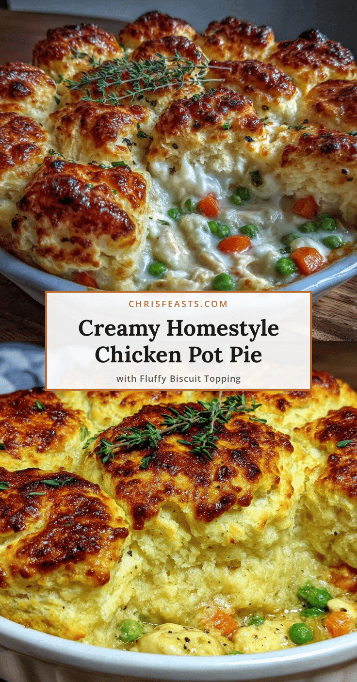 cozy homestyle chicken pot pie recipe