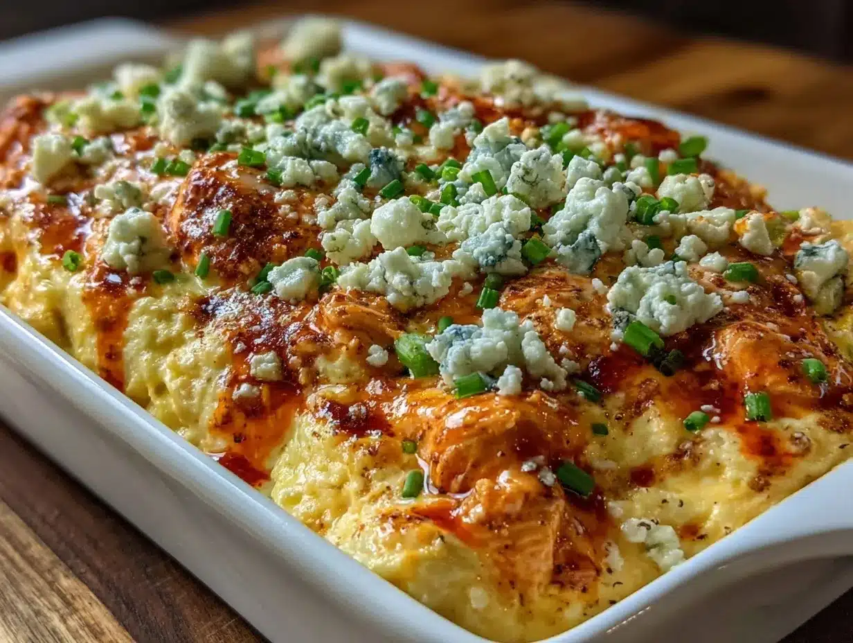 creamy buffalo chicken dip preparation steps