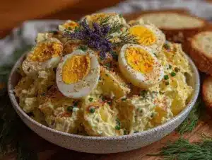 creamy classic potato salad - featured image