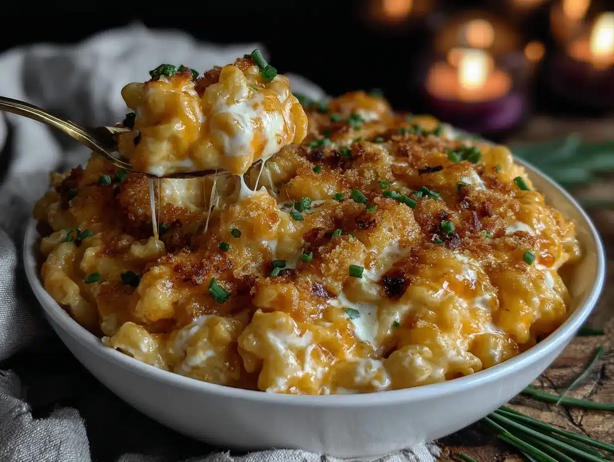 creamy slow cooker mac and cheese preparation steps