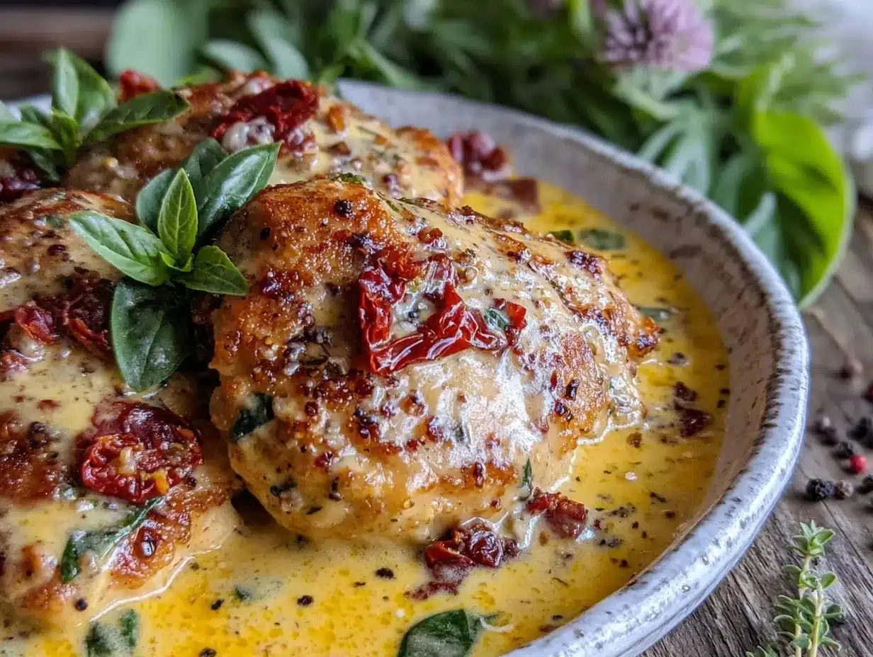 creamy tuscan chicken recipe preparation steps