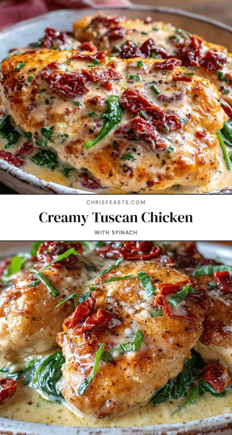 creamy tuscan chicken recipe