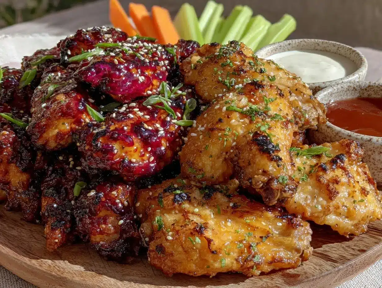 crispy air fryer chicken wings preparation steps