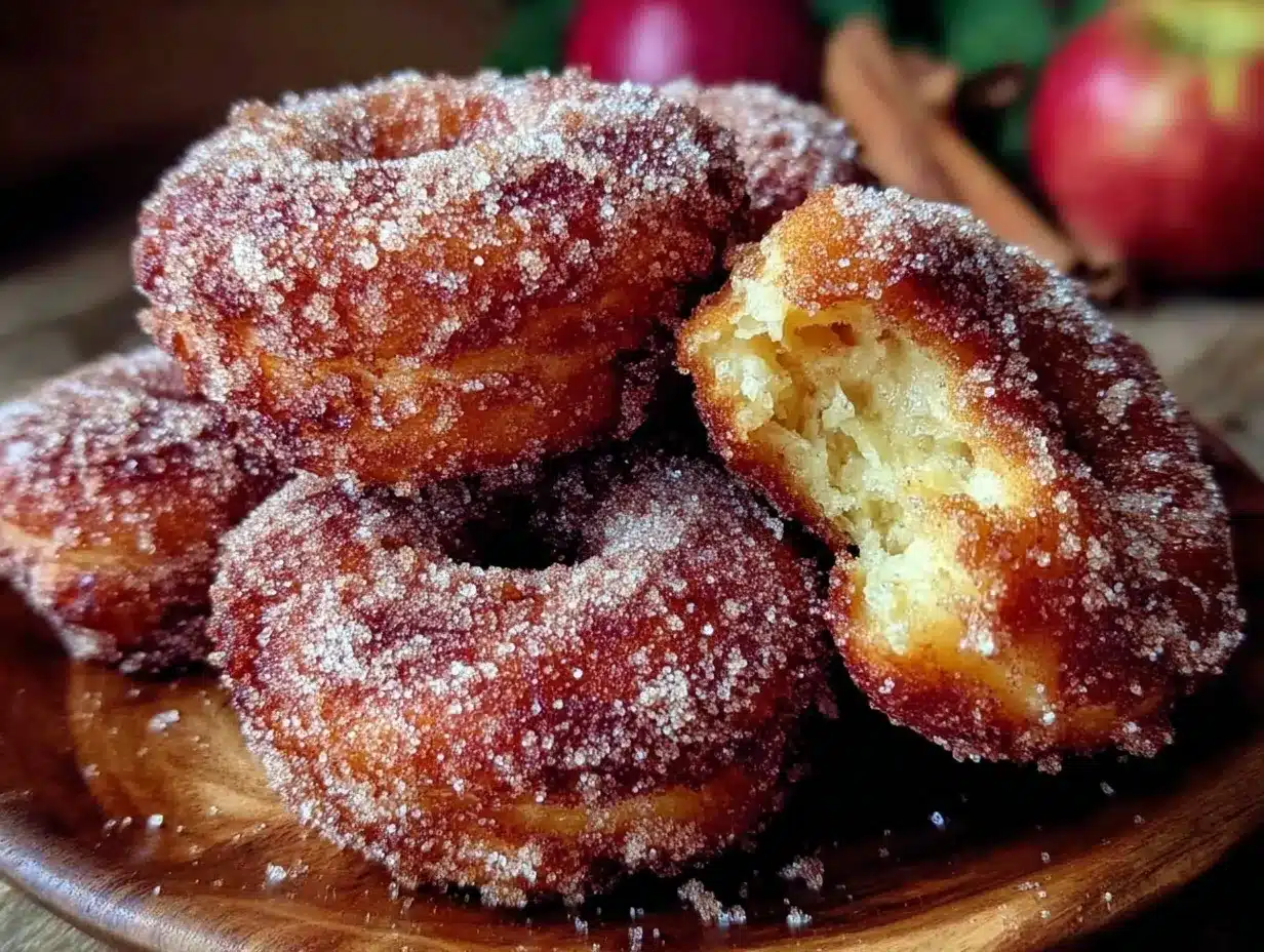 crispy apple cider donuts preparation steps