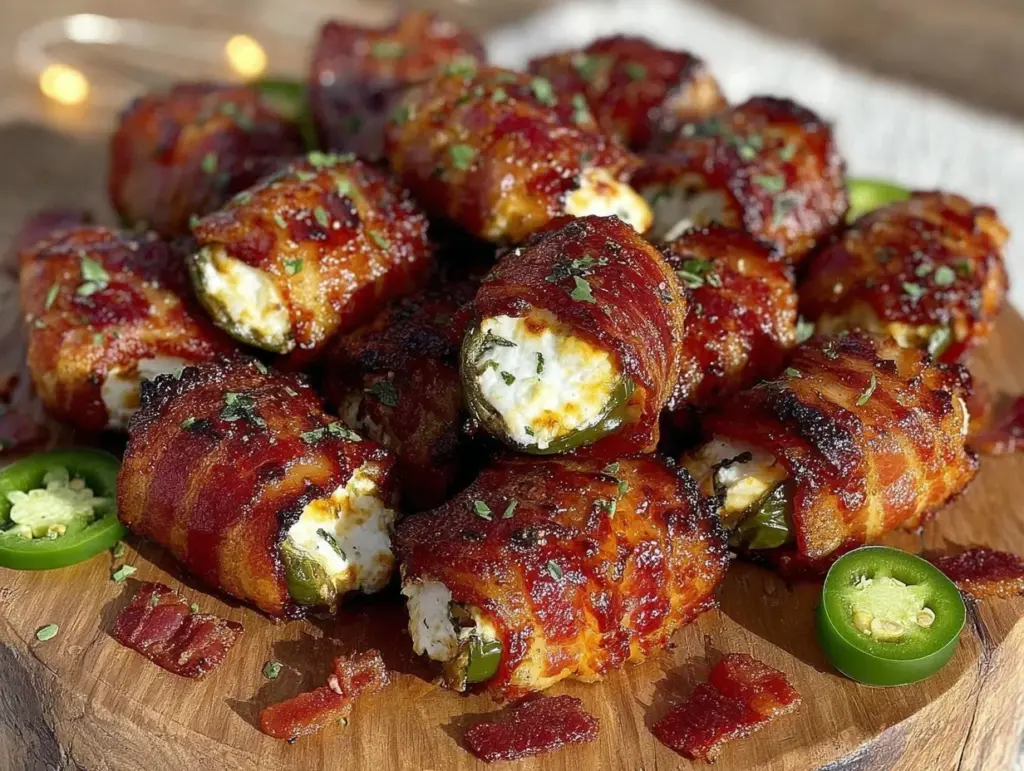 crispy bacon-wrapped jalapeño poppers - featured image