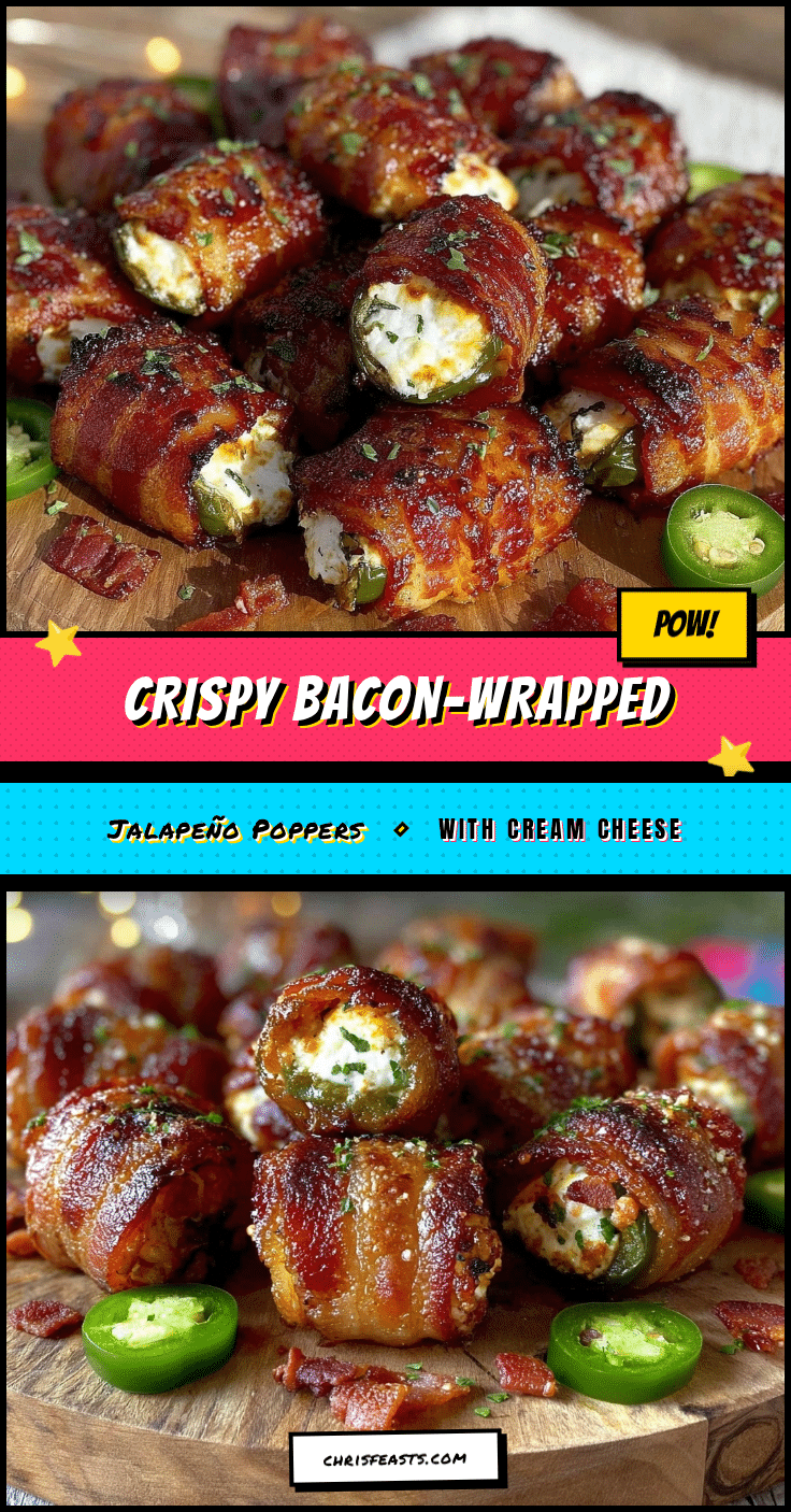 crispy bacon-wrapped jalapeño poppers recipe