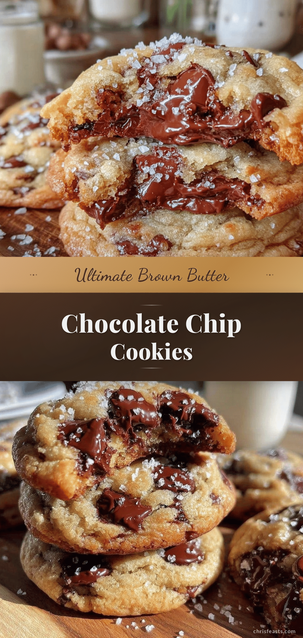 crispy brown butter chocolate chip cookies recipe