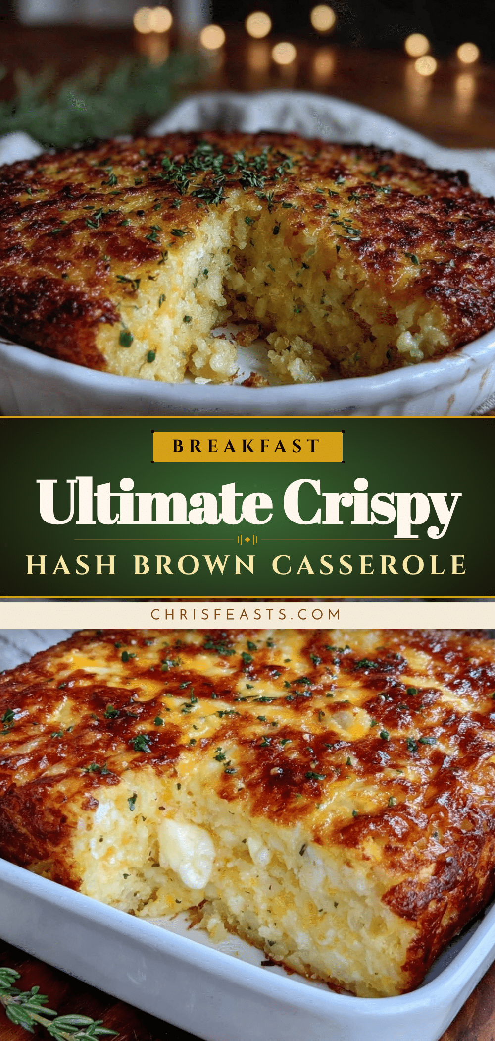 crispy hash brown breakfast casserole recipe