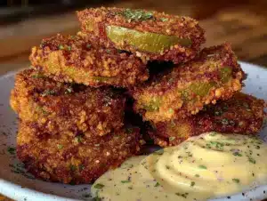 crispy southern fried green tomatoes - featured image