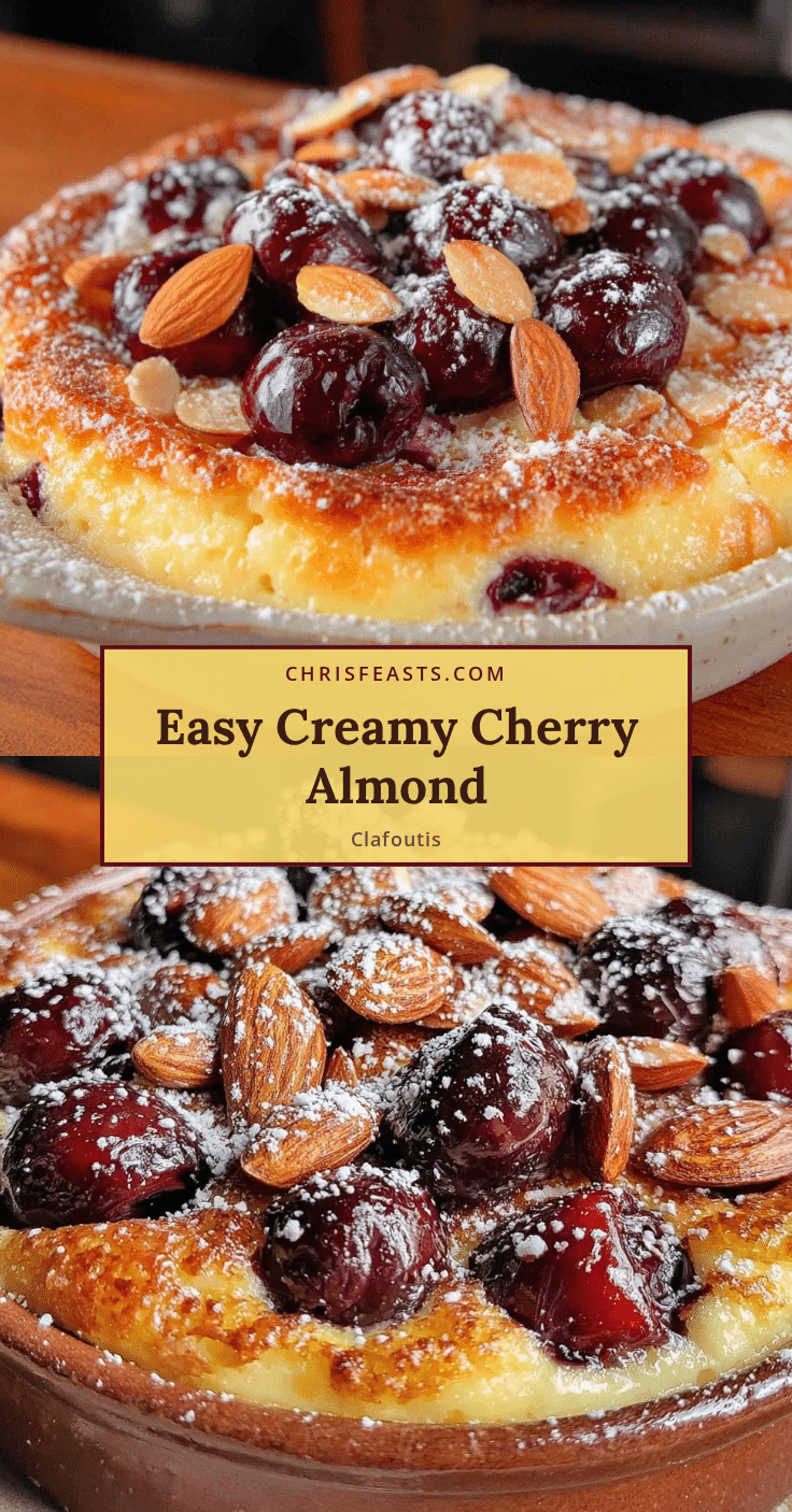easy creamy cherry almond clafoutis recipe recipe
