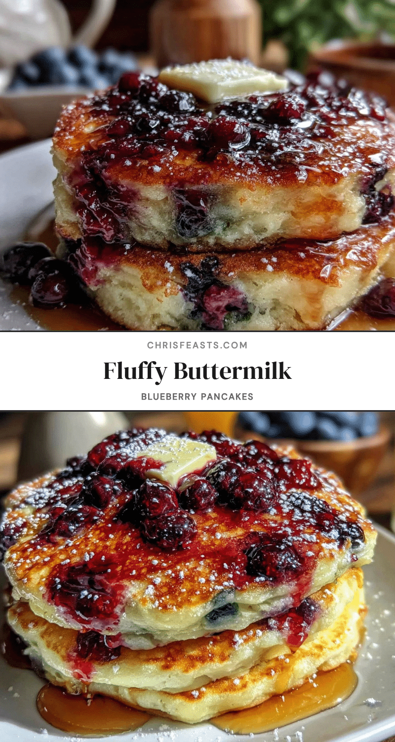 fluffy blueberry buttermilk pancakes recipe