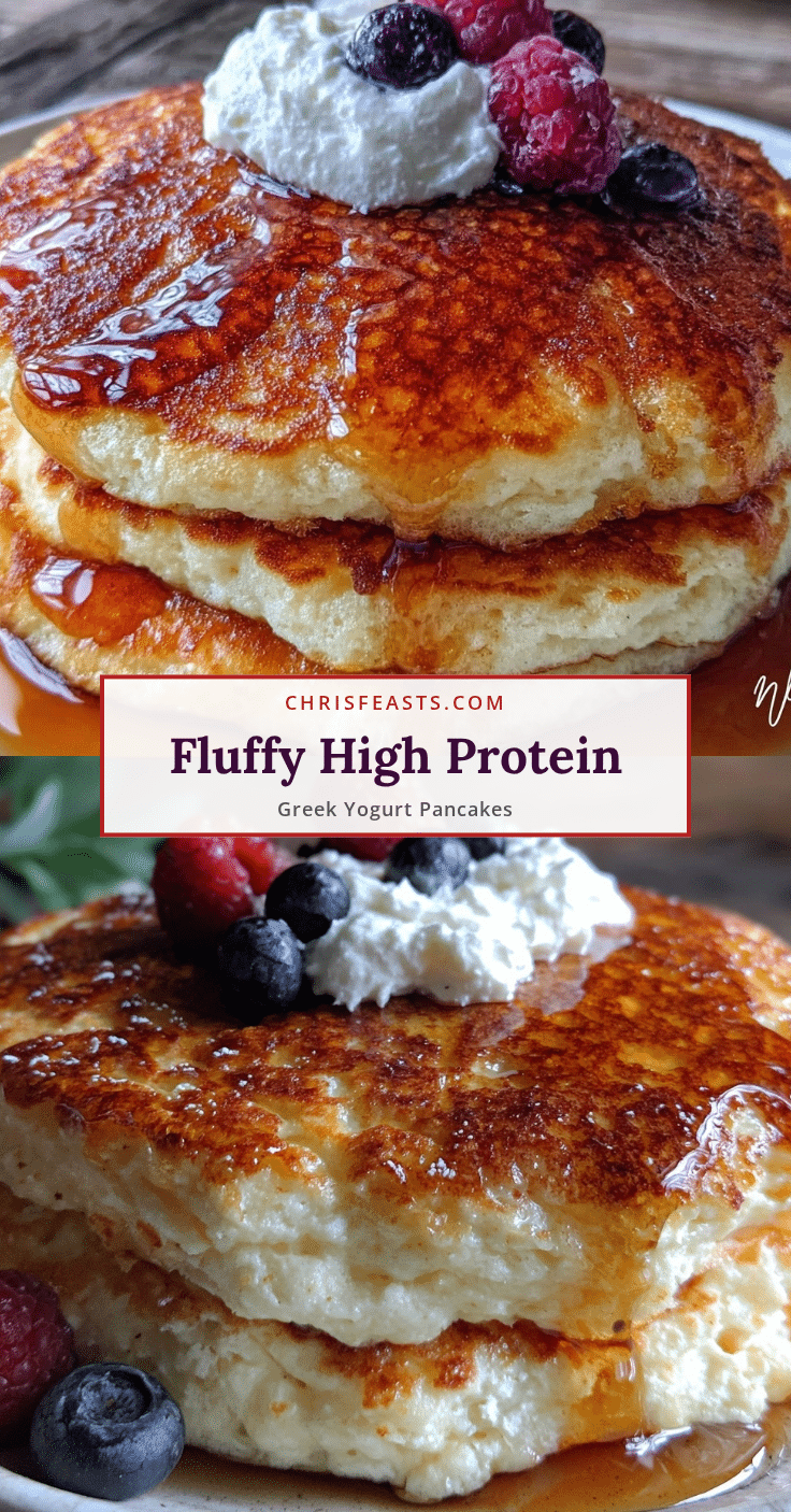 fluffy Greek yogurt pancakes recipe