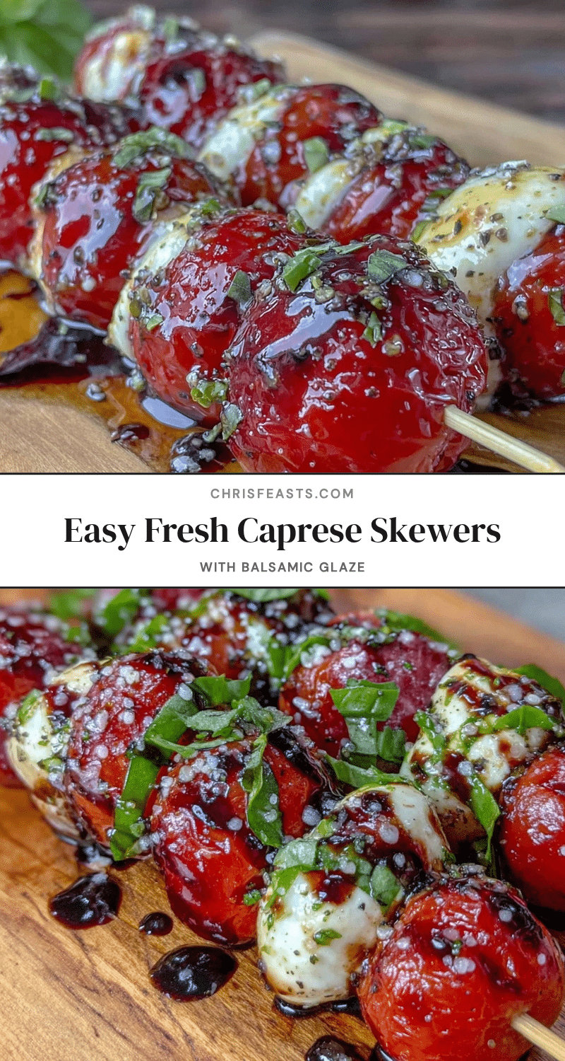 Fresh Caprese Skewers recipe