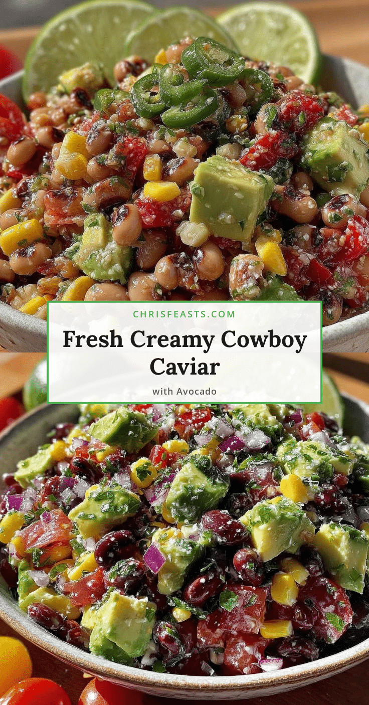 fresh healthy cowboy caviar recipe