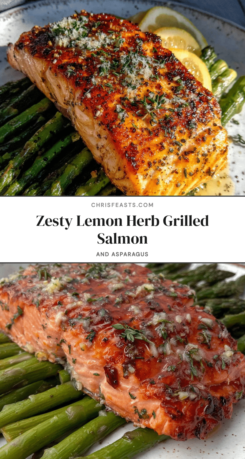 fresh lemon herb grilled salmon recipe
