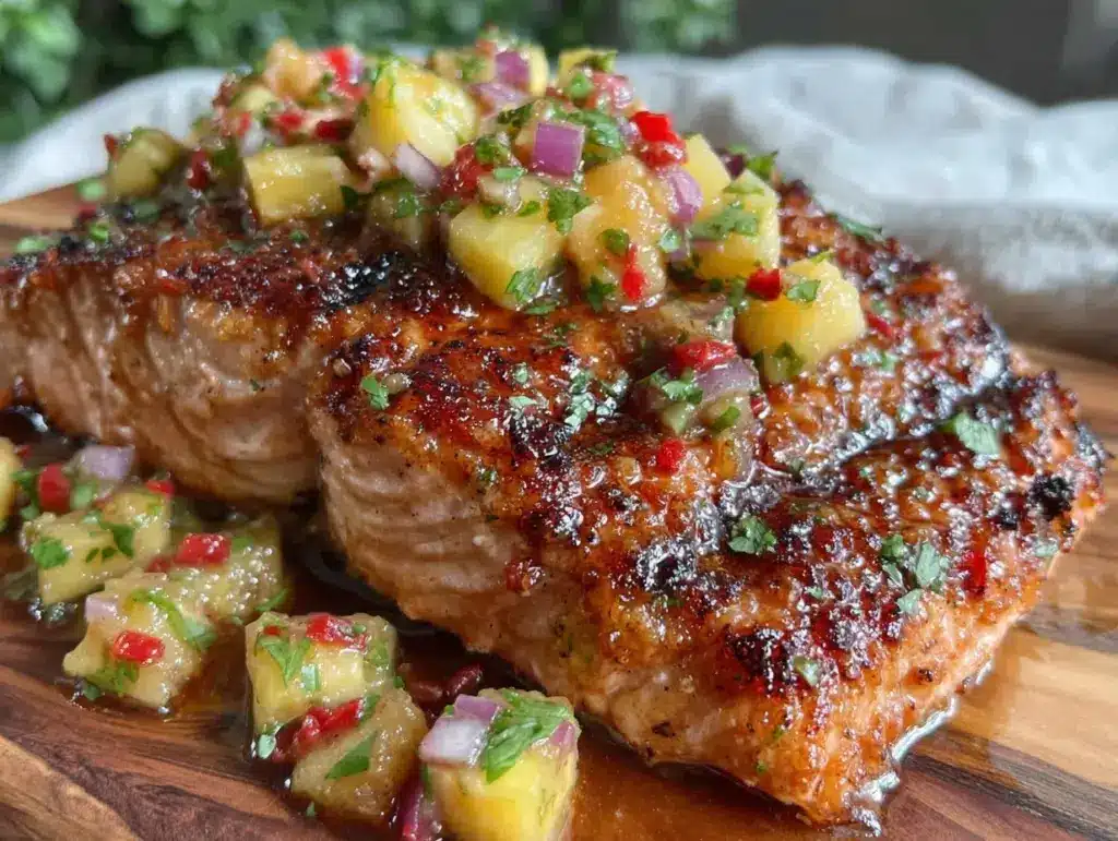 grilled teriyaki salmon - featured image