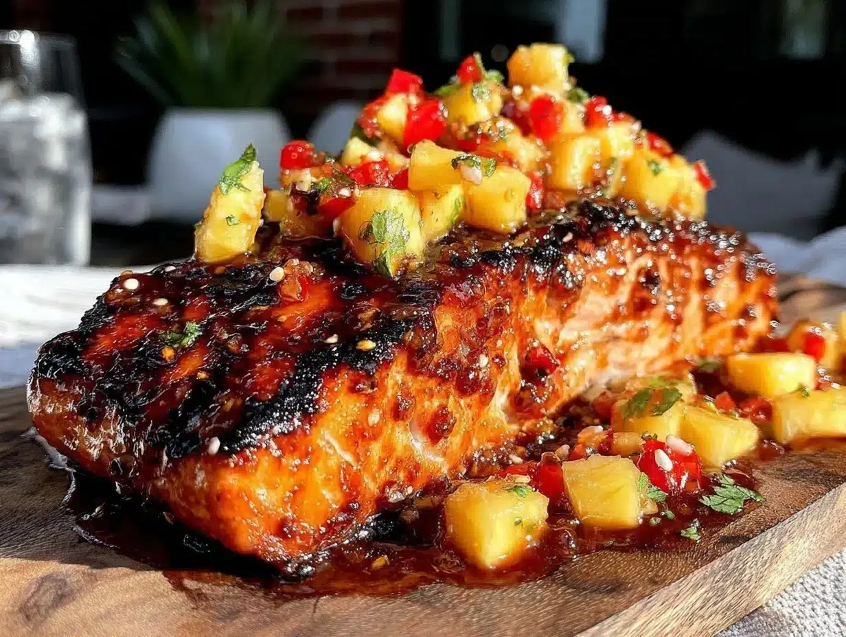 grilled teriyaki salmon preparation steps