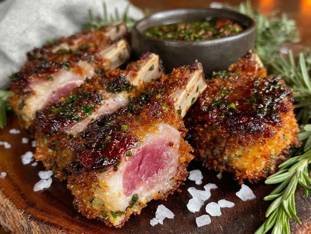 herb-crusted lamb chops - featured image