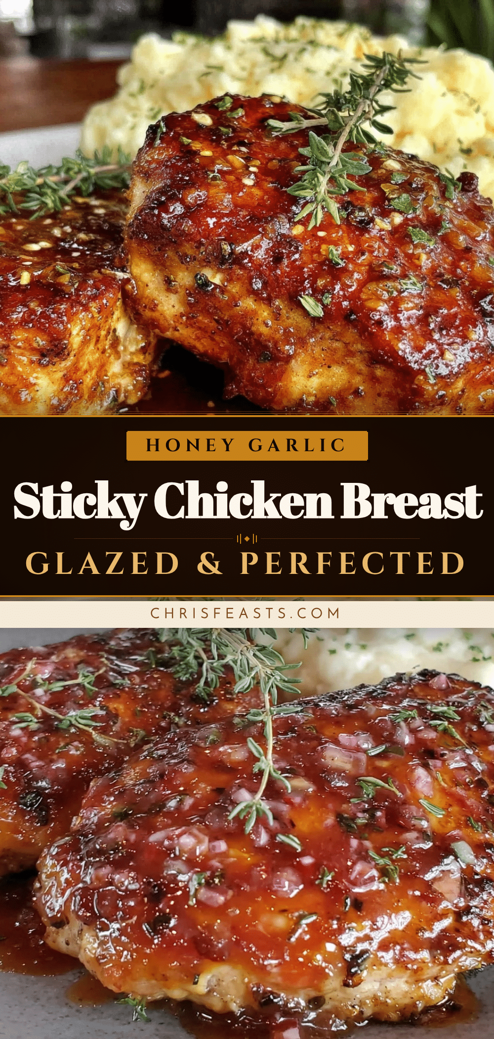 honey garlic glazed chicken breast recipe