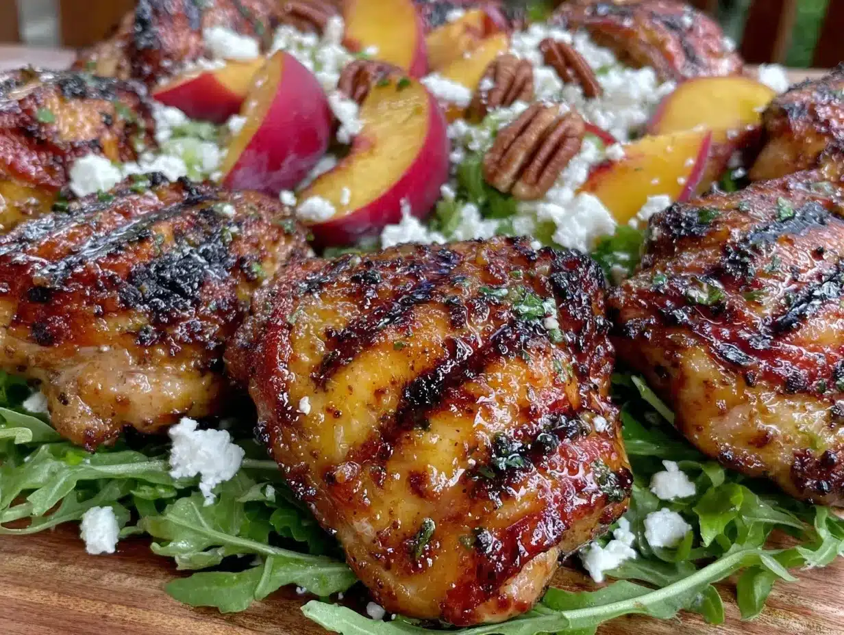 honey mustard grilled chicken thighs preparation steps