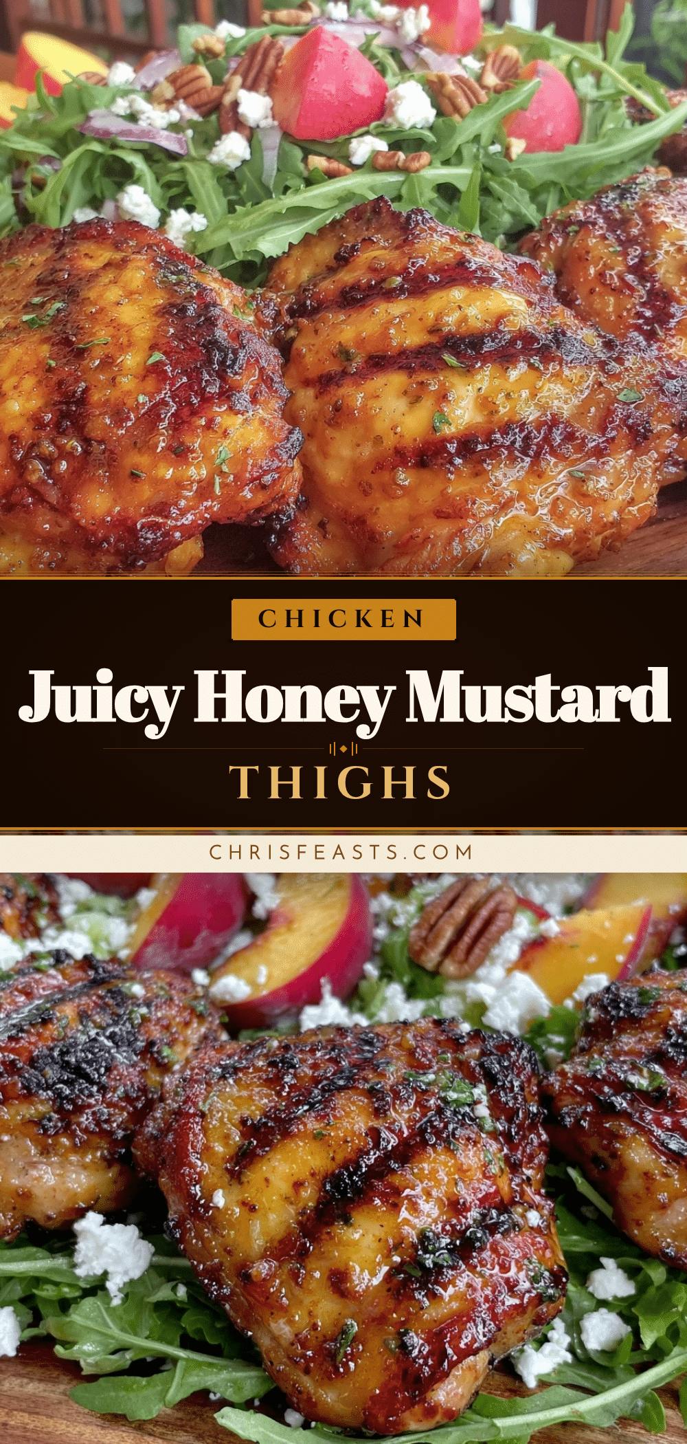 honey mustard grilled chicken thighs recipe