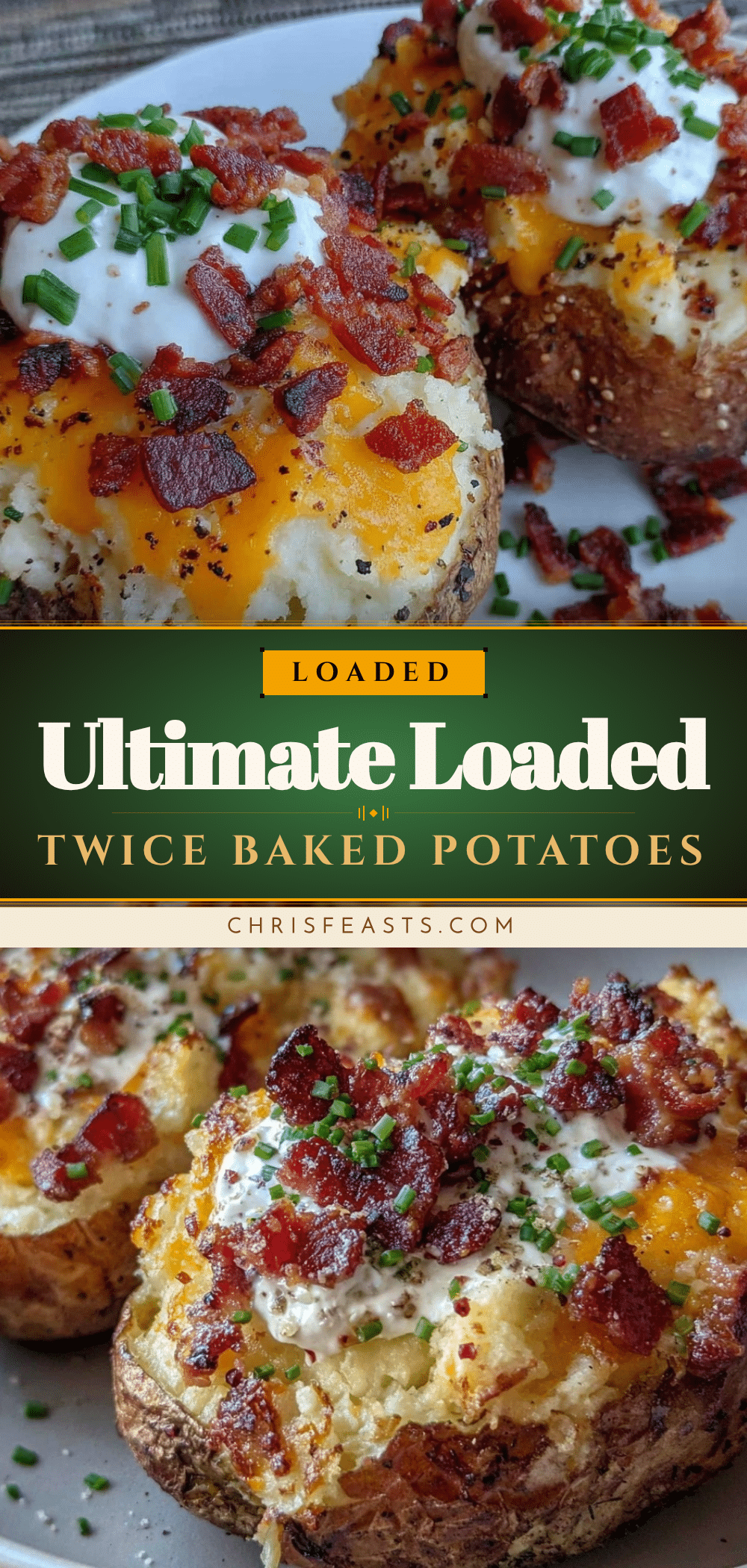 loaded twice-baked potatoes recipe