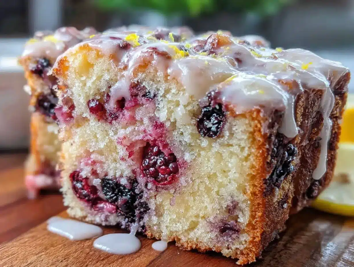 moist blackberry lemon pound cake preparation steps