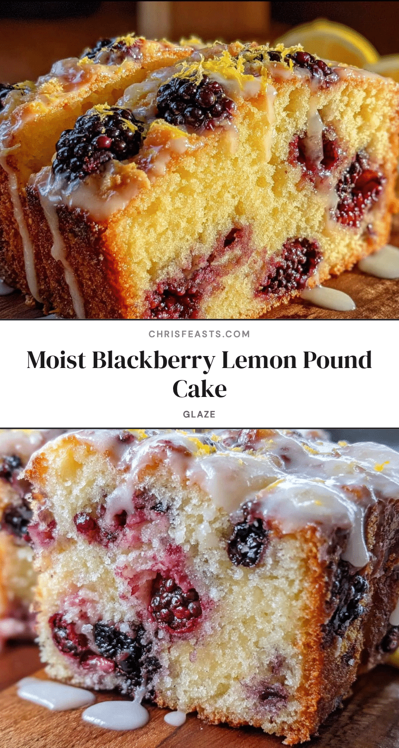 moist blackberry lemon pound cake recipe