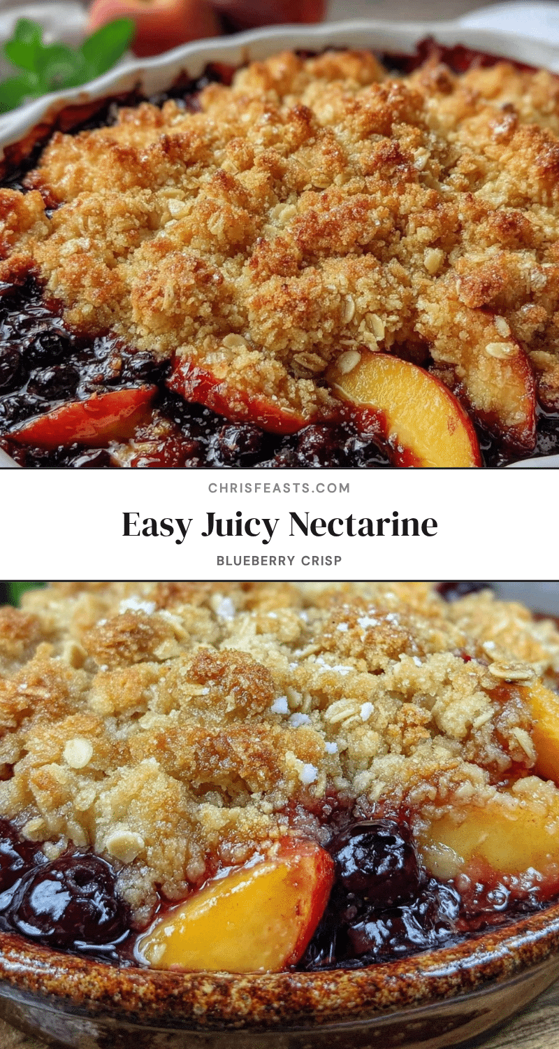 nectarine blueberry crisp recipe