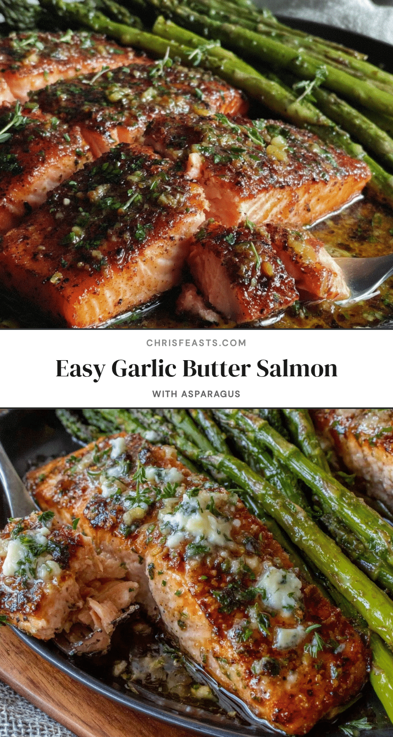 one-pan garlic butter salmon recipe