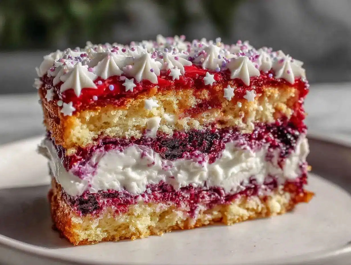 patriotic flag cake recipe preparation steps