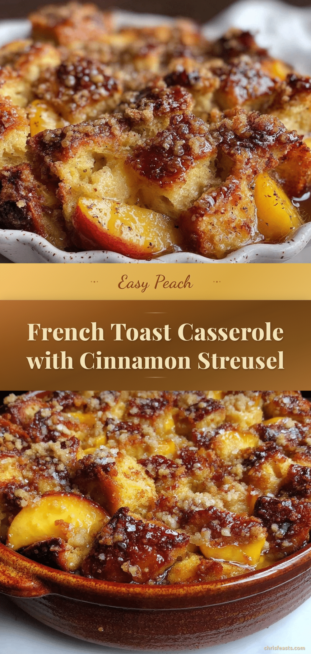 peach french toast casserole recipe