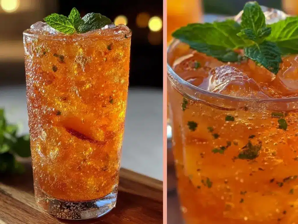 peach sweet tea - featured image