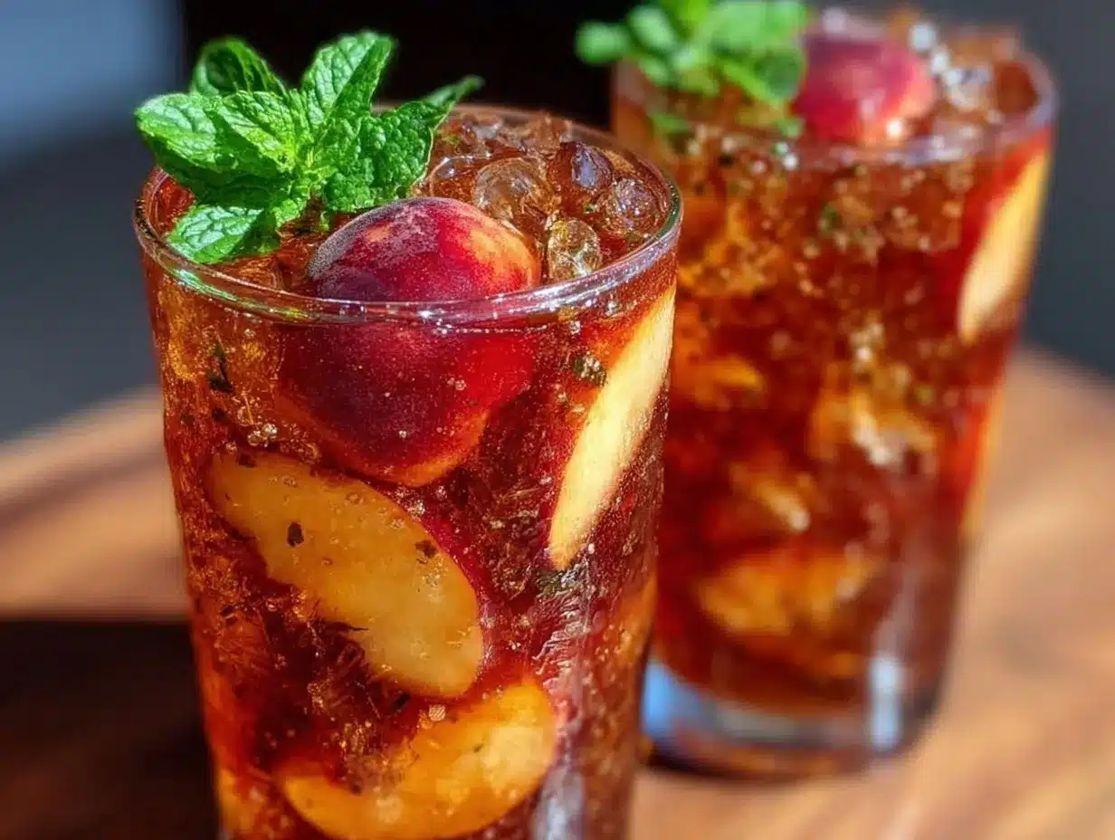 peach sweet tea preparation steps