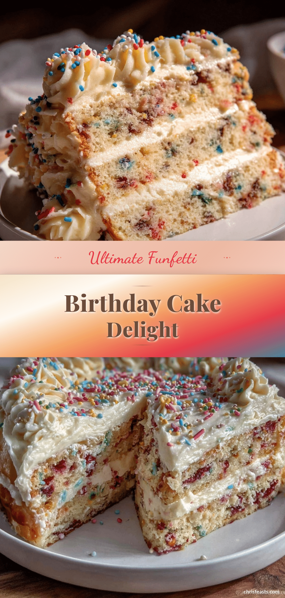 Perfect Funfetti Birthday Cake recipe