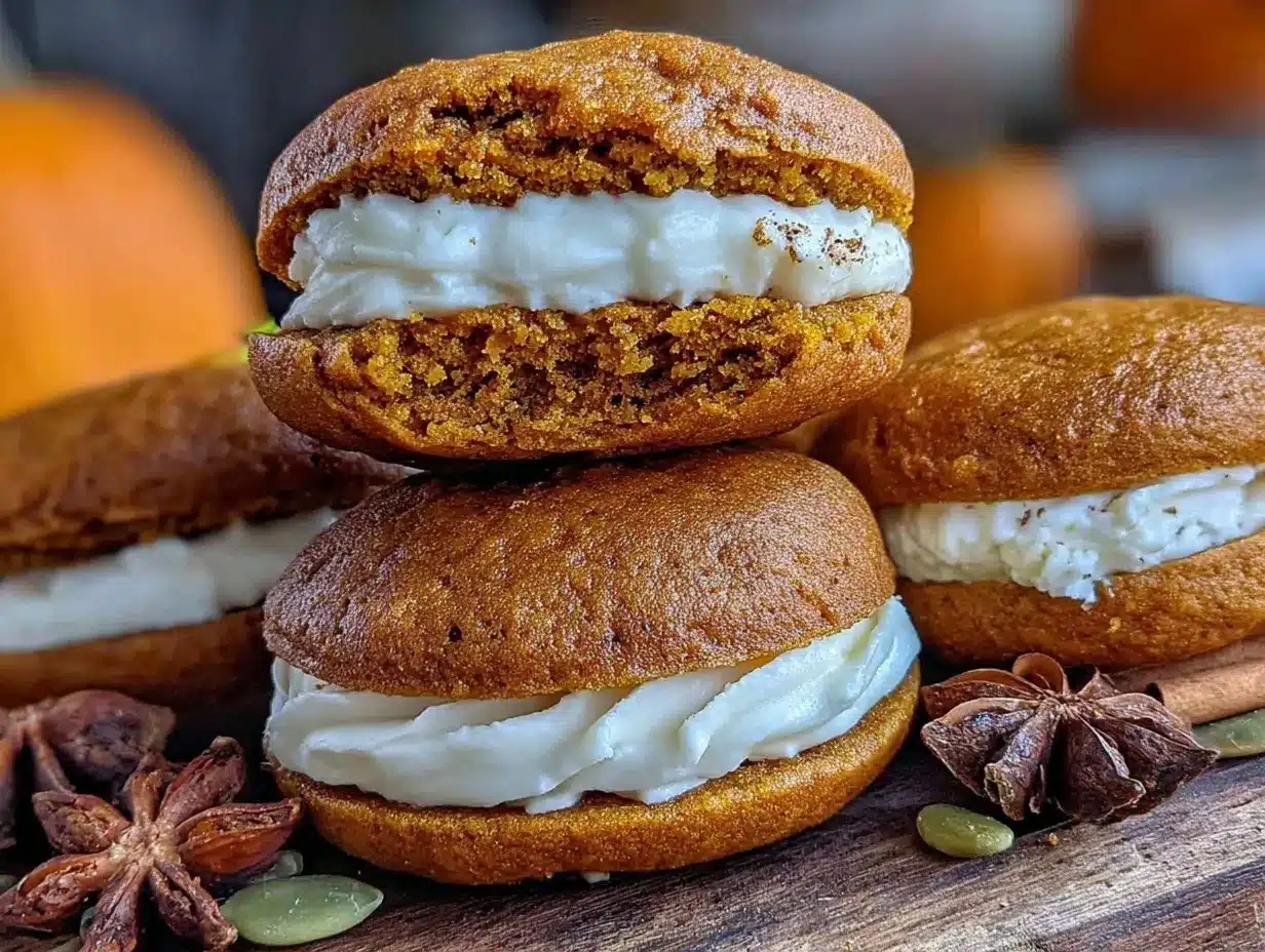pumpkin spice whoopie pies preparation steps