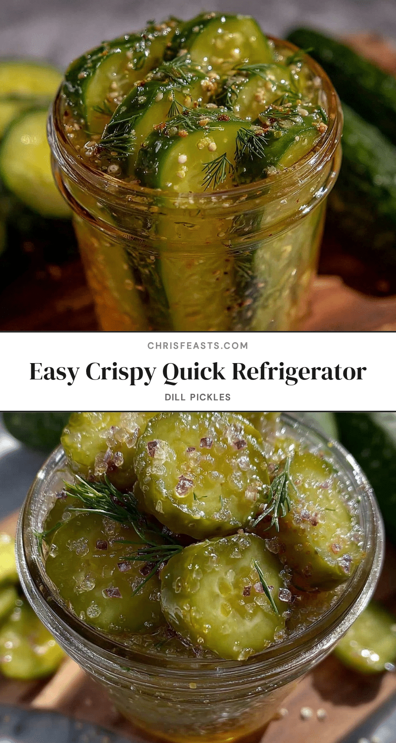 quick refrigerator dill pickles recipe