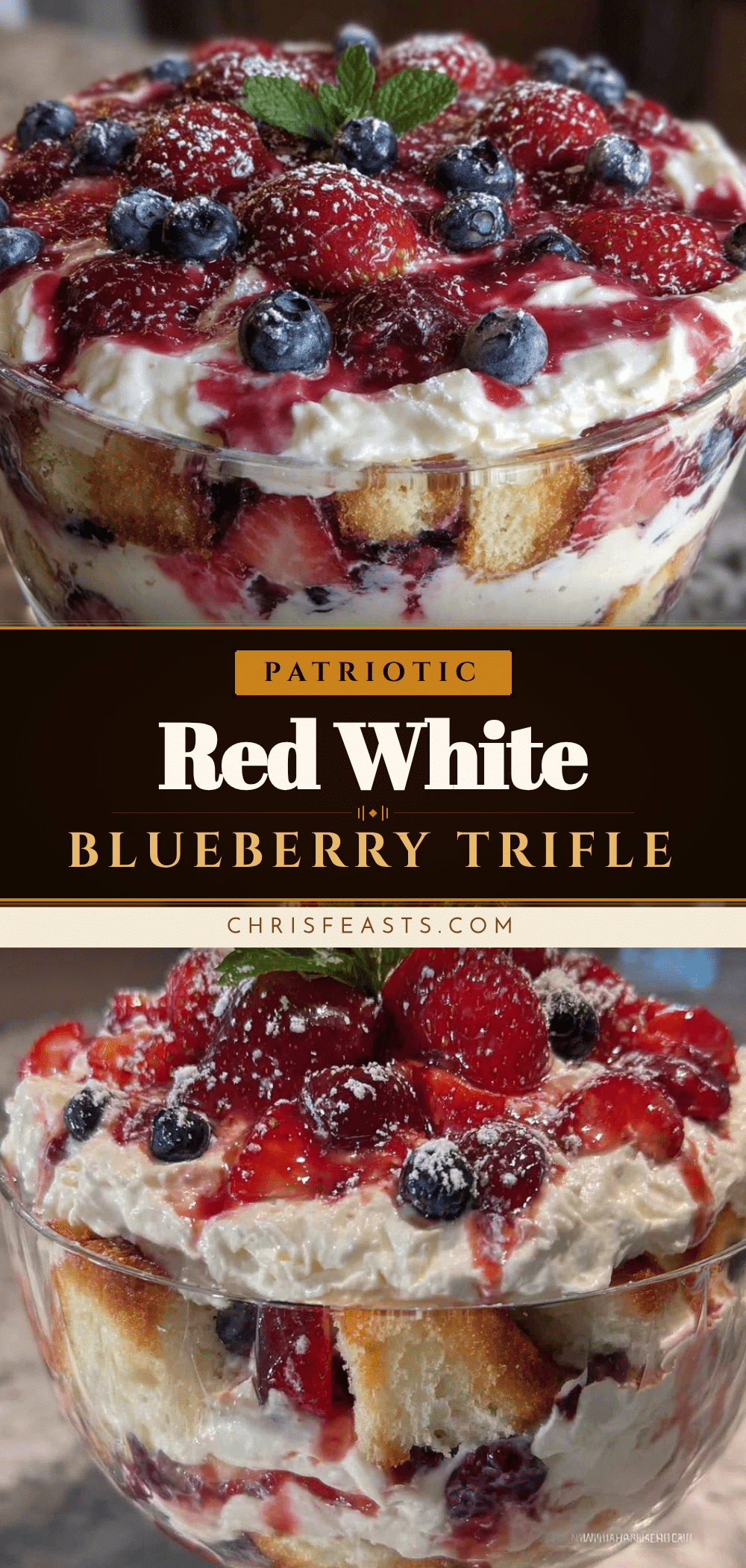 red white and blue berry trifle recipe