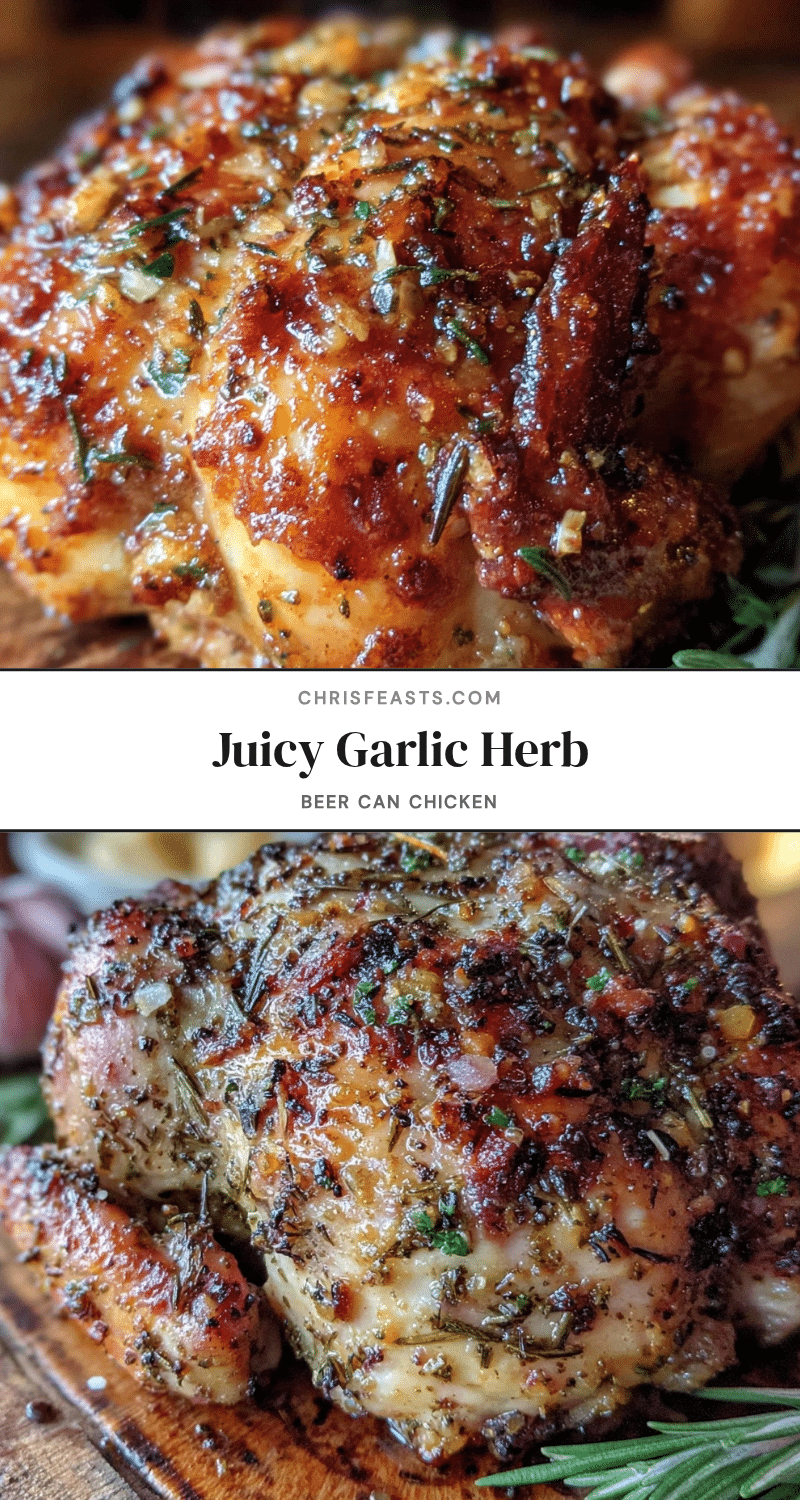 savory beer can chicken recipe